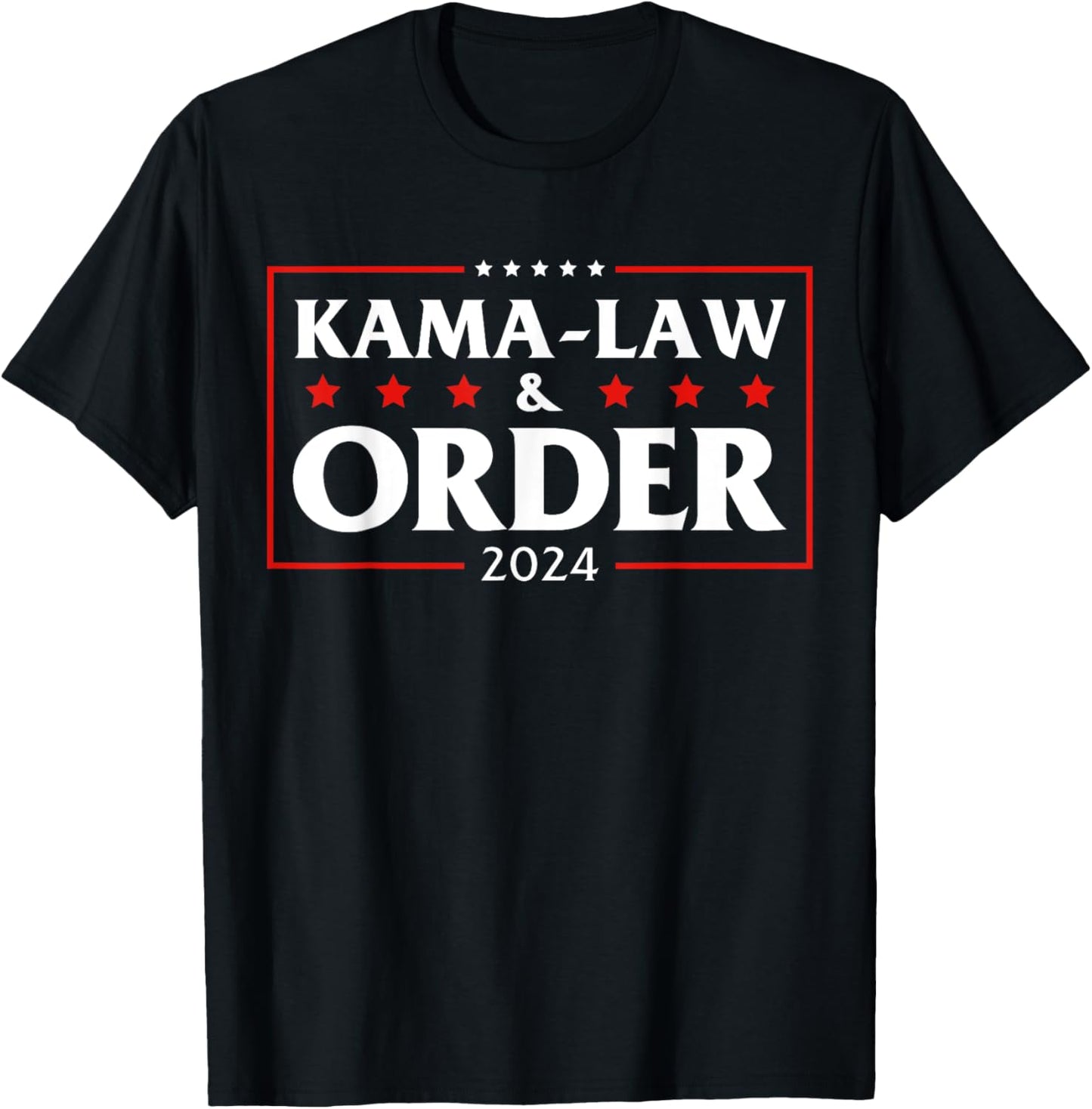 Kamalaw Order Kama-law & Order 2024 T-Shirt - T-Shirt | Black