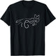 Nasca Lines Cat Peru Archaeologist Souvenir Nazca Lines T-Shirt - T-Shirt | Black