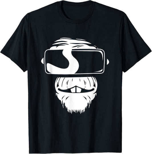 Monkey VR Gamer Virtual Reality Gaming HMD Esports Player T-Shirt - T-Shirt | Black