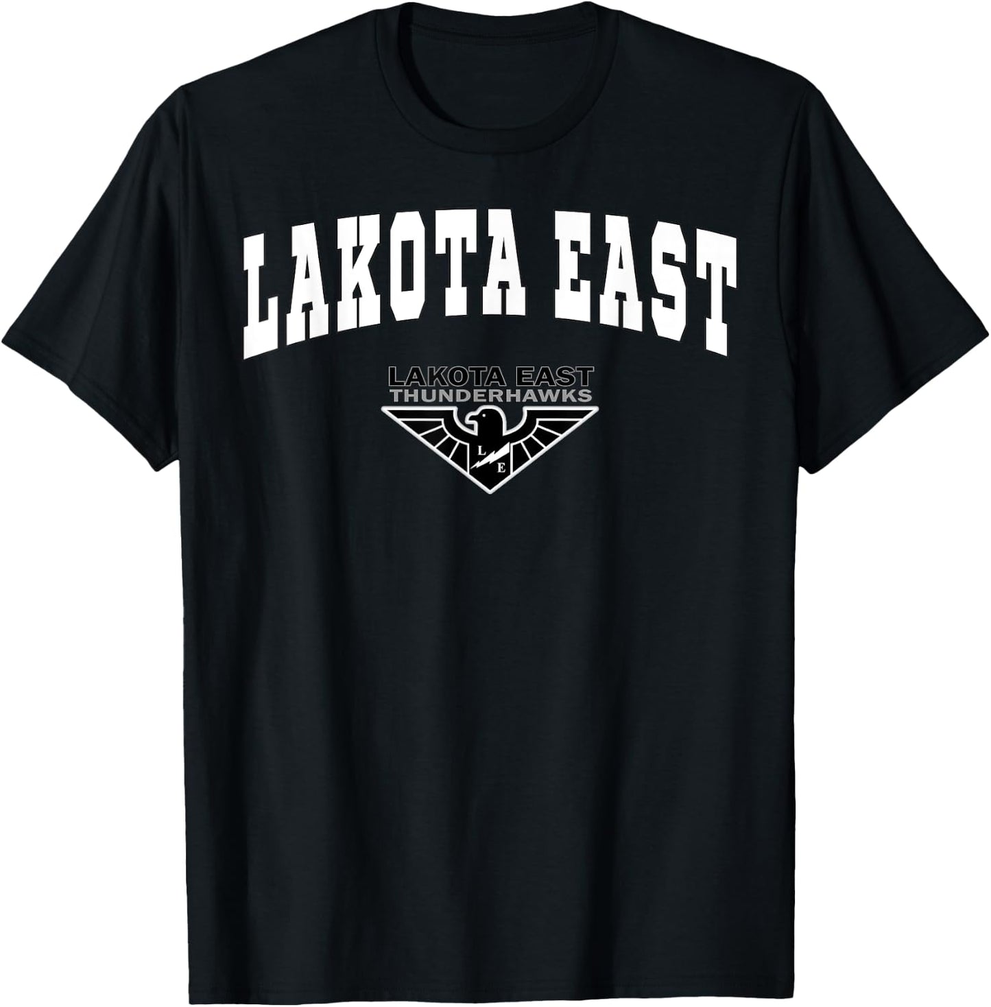 Lakota East High School Thunderhawks C2 T-Shirt - T-Shirt | Black