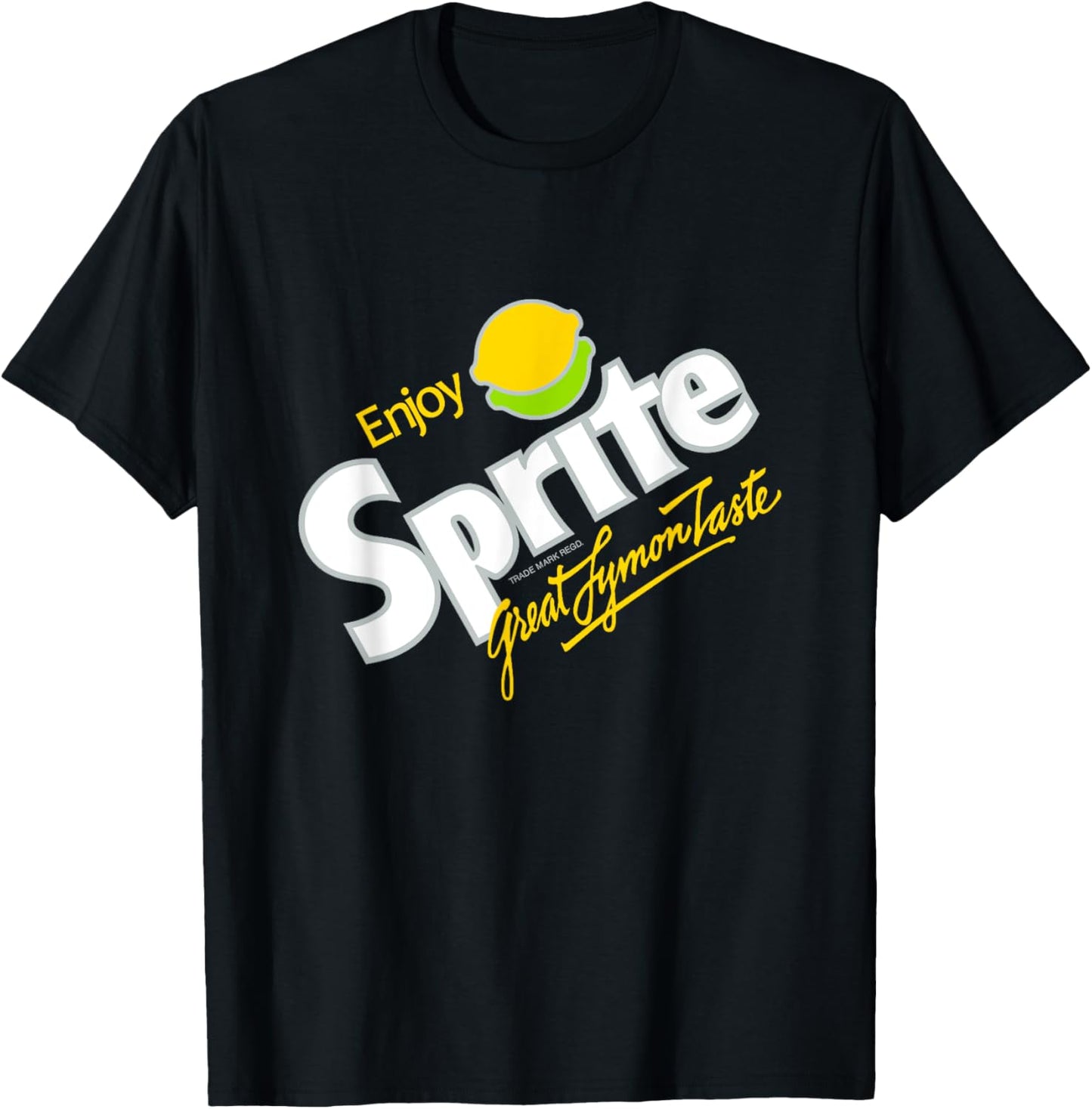 Sprite 80s Retro Logo T-Shirt - T-Shirt | Black