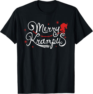 Merry Krampus German Folklore Christmas for Krampusnacht T-Shirt - T-Shirt | Black