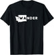 WA State Shirt, Wander , Washington, State Silhouette T-Shirt - T-Shirt | Black
