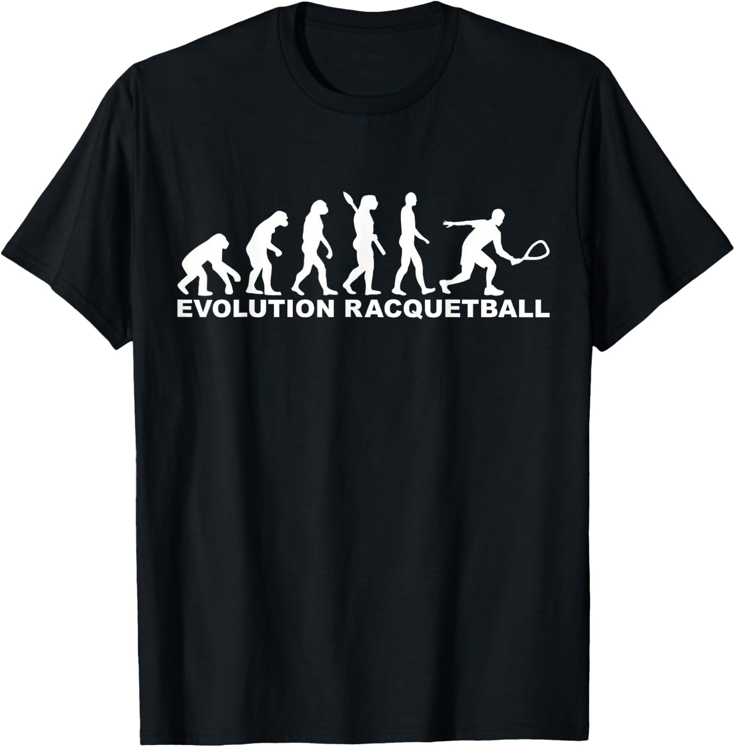 Evolution racquetball T-Shirt - T-Shirt | Black