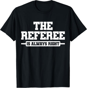 Referee Ref Umpire T-Shirt - T-Shirt | Black