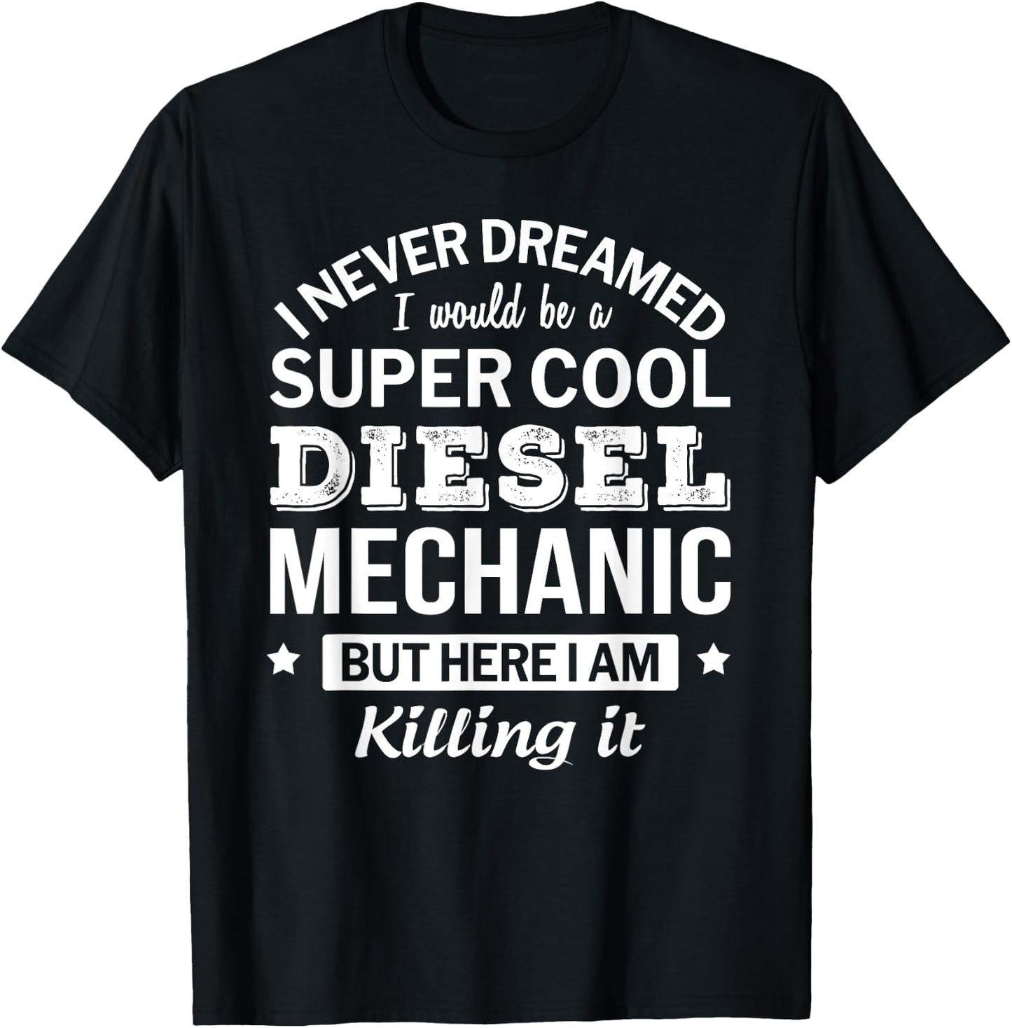 Funny Diesel Mechanic Gift T-Shirt - T-Shirt | Black