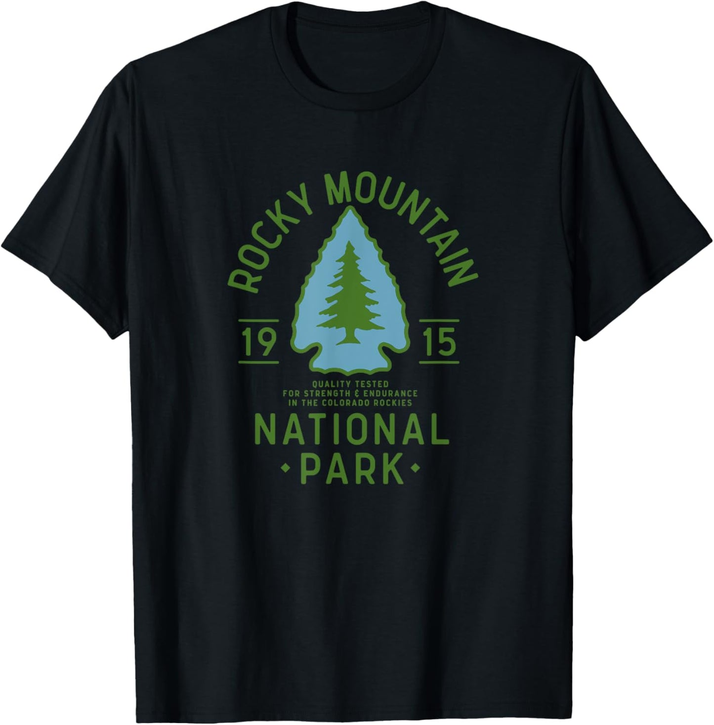 Rocky Mountain National Park Graphic T-Shirt - T-Shirt | Black