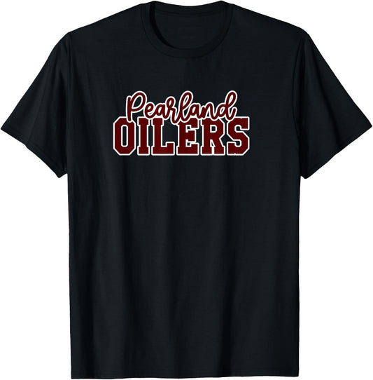 Pearland High School Oilers T-Shirt - T-Shirt | Black