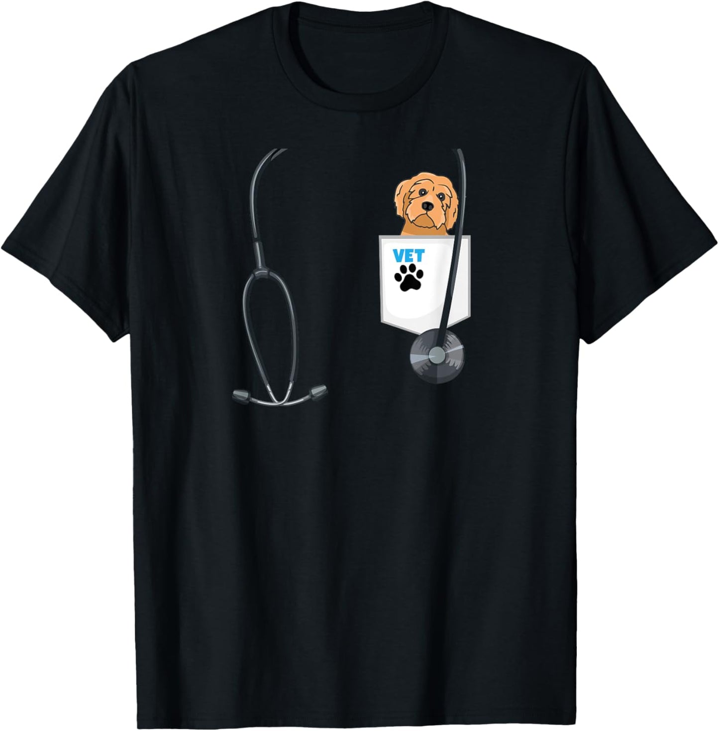 Future Veterinarian Costume Vet Outfit School Career Day T-Shirt - T-Shirt | Black