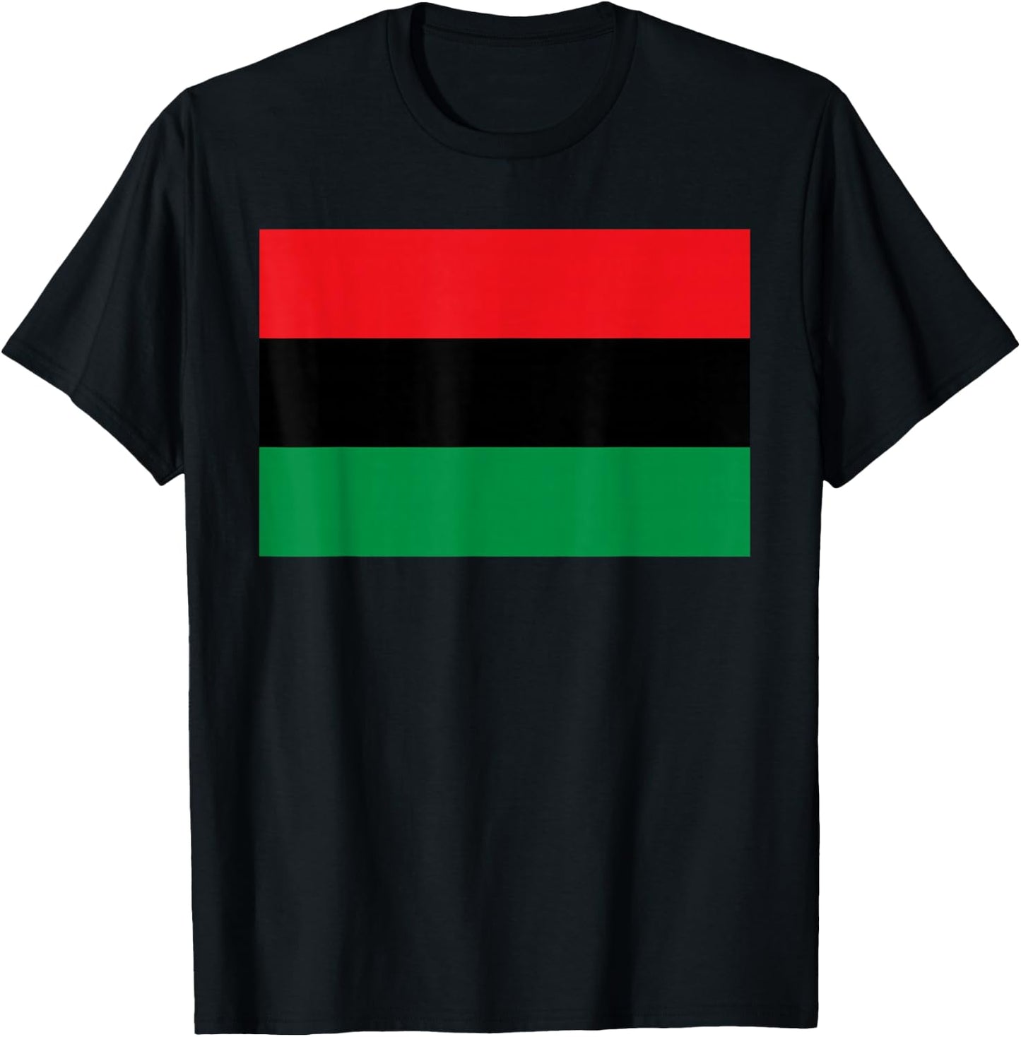 Pan African UNIA Flag Black Liberation Flag Afro-American Small T-Shirt - T-Shirt | Black