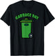 Kids Trash Can & Garbage Day Shirt & Garbage Bin T-Shirt - T-Shirt | Black