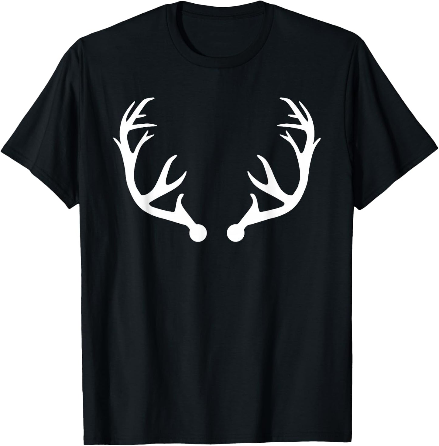 Deer antlers T-Shirt - T-Shirt | Black