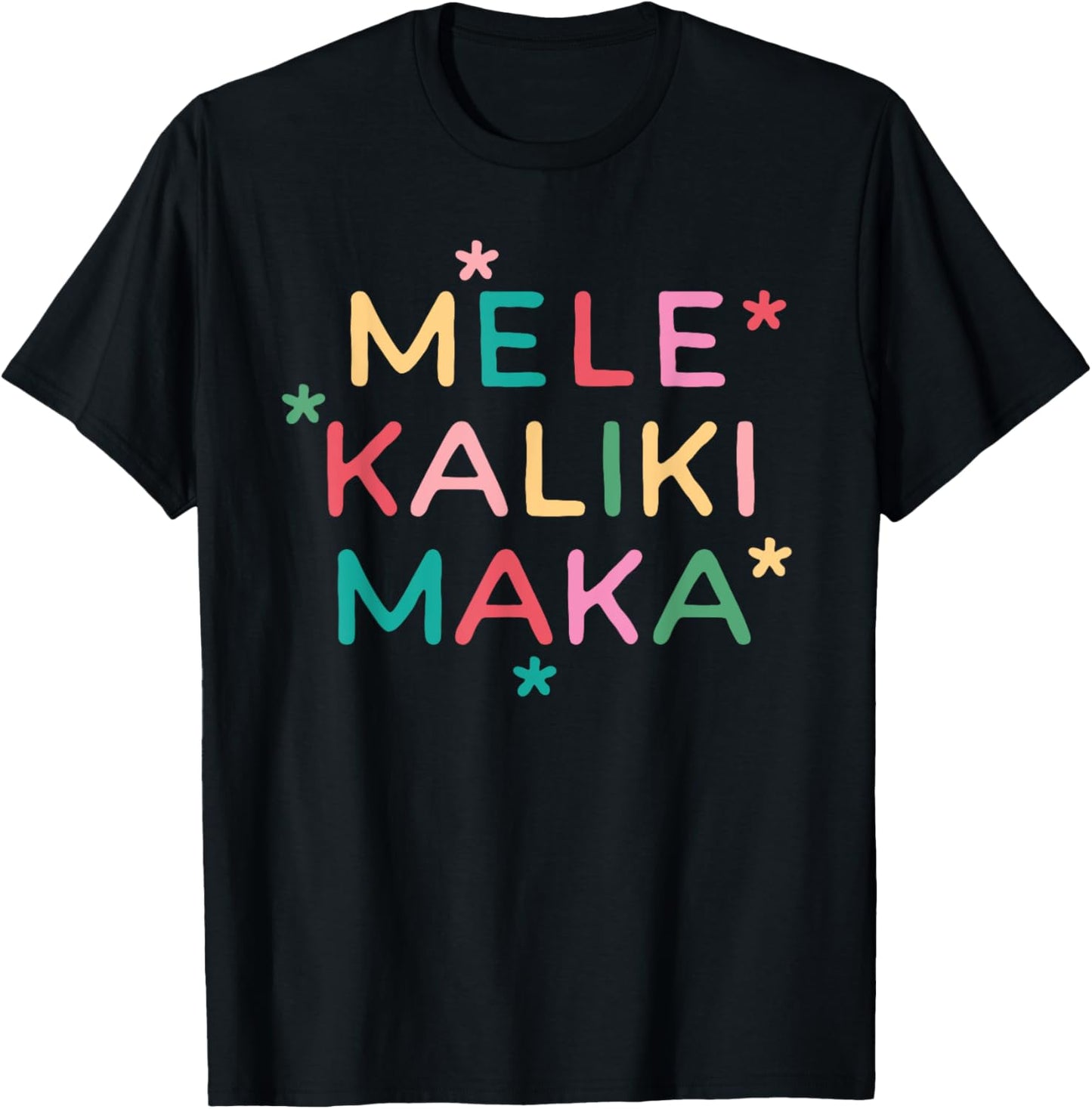 Retro Mele Kalikimaka Tropical Vintage Hawaiian Christmas T-Shirt - T-Shirt | Black