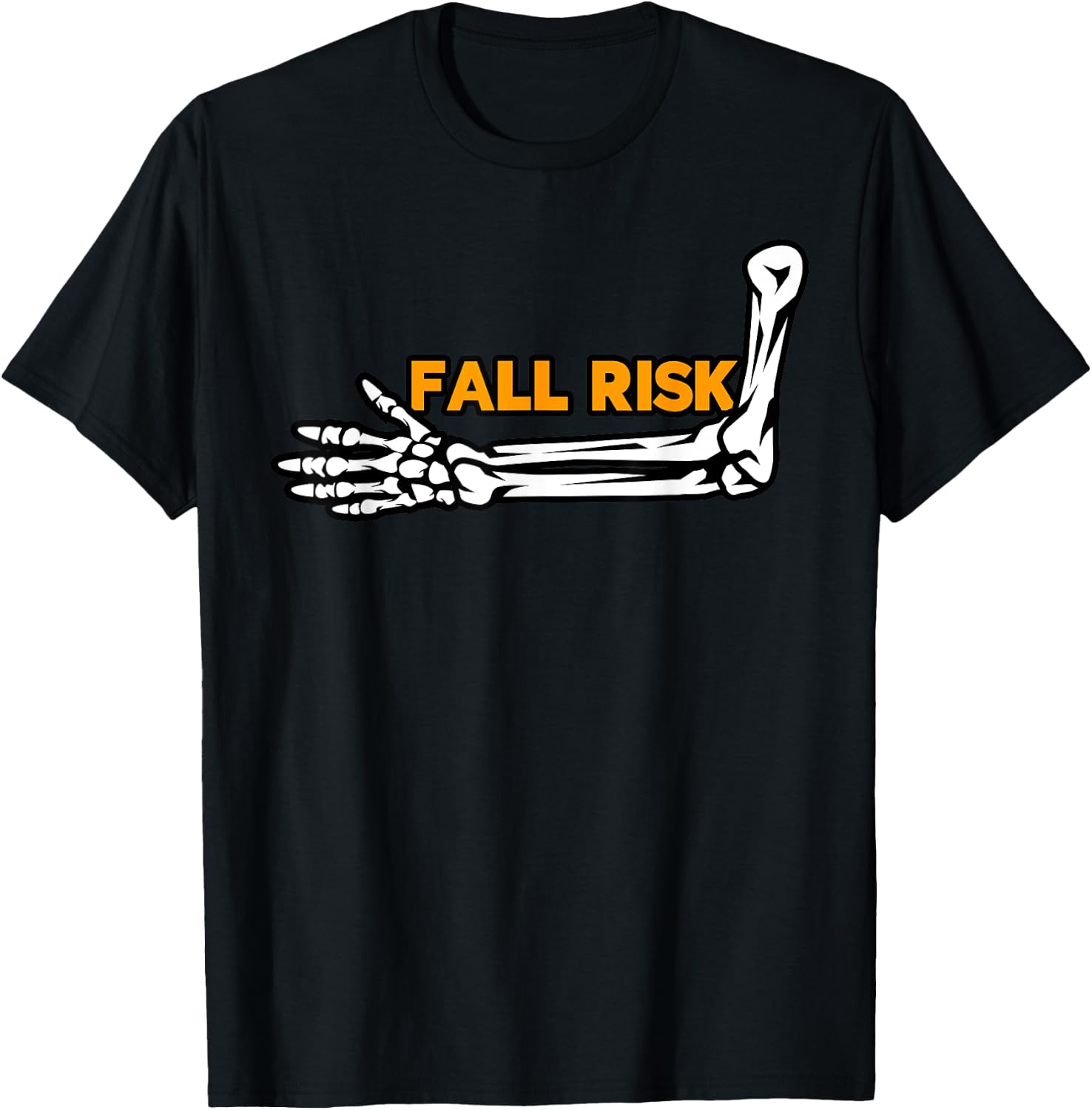 Fall Risk Funny Mountain Bike T-Shirt - T-Shirt | Black