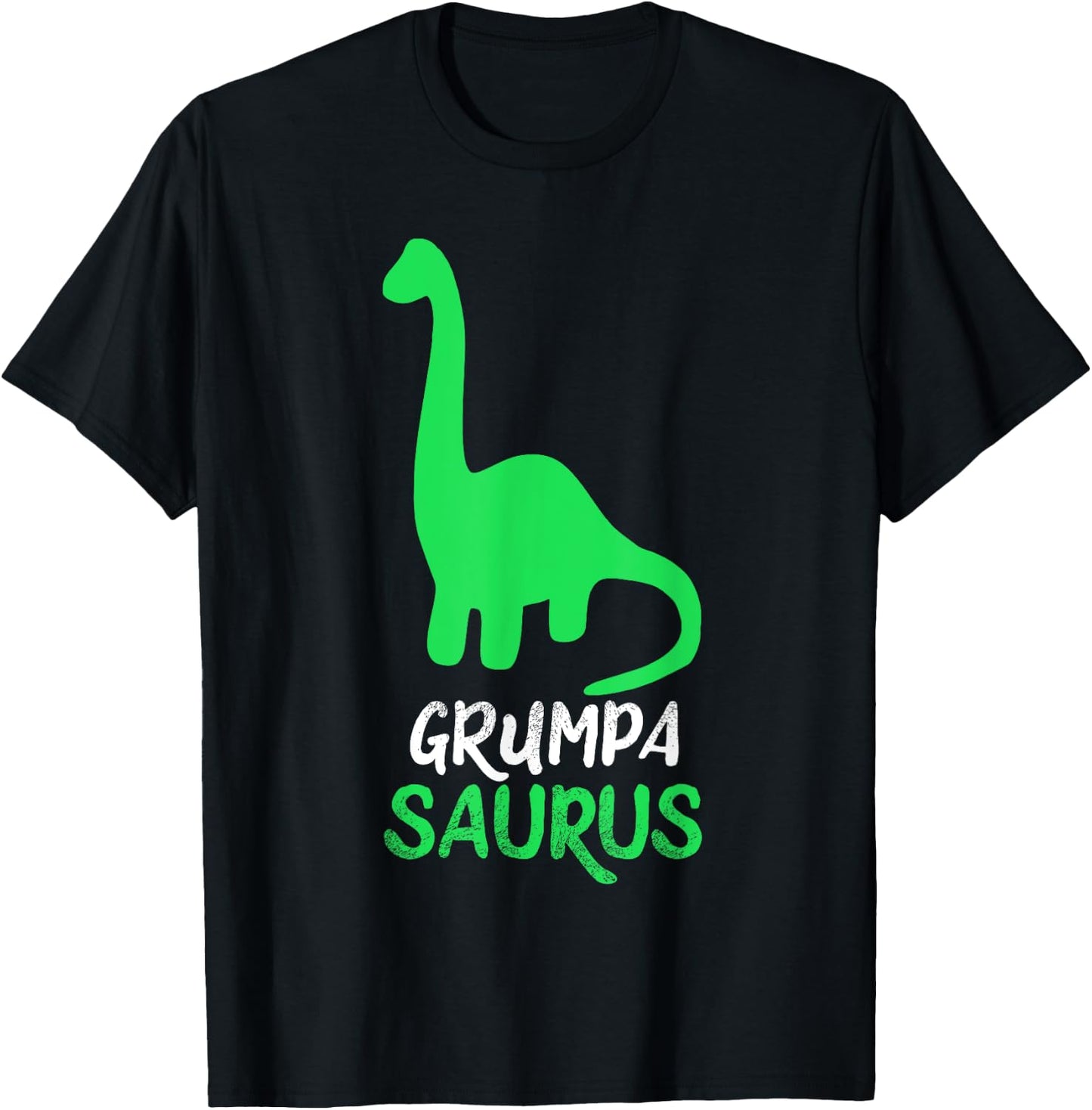 Grumpa-Saurus Funny Dino Dinosaur GrumpaSaurus T-Shirt - T-Shirt | Black