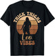 Thick Thighs Leo Vibes Melanin Black Women T-Shirt - T-Shirt | Black