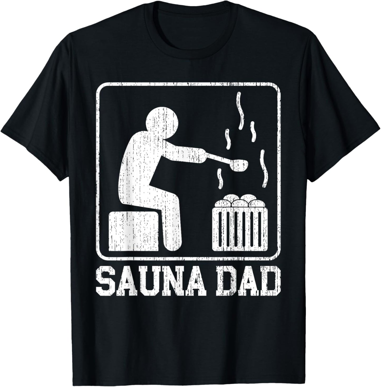 Sauna Dad Sauna T-Shirt - T-Shirt | Black