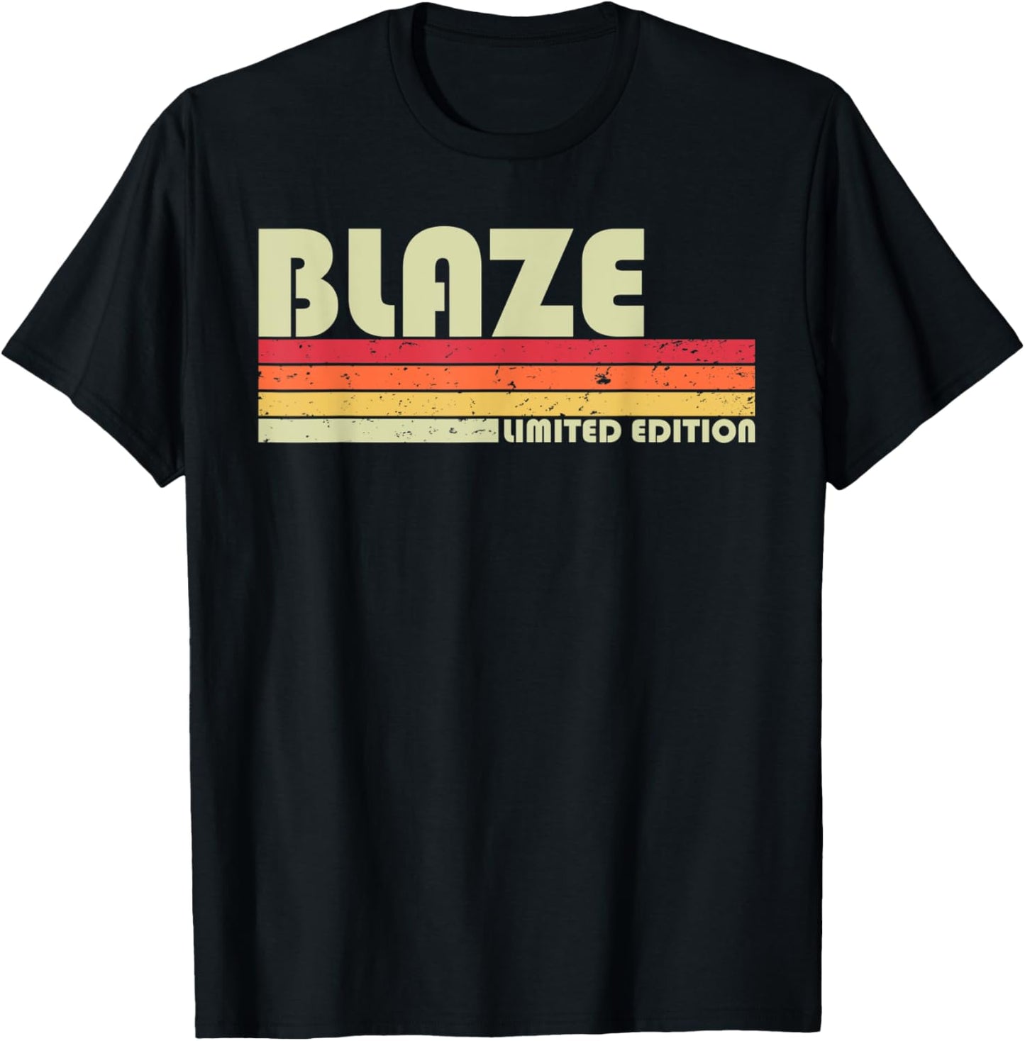 BLAZE Gift Name Personalized Funny Retro Vintage Birthday T-Shirt - T-Shirt | Black