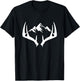 Mountain Outdoor Antlers Elk Deer Hunting T-Shirt - T-Shirt | Black