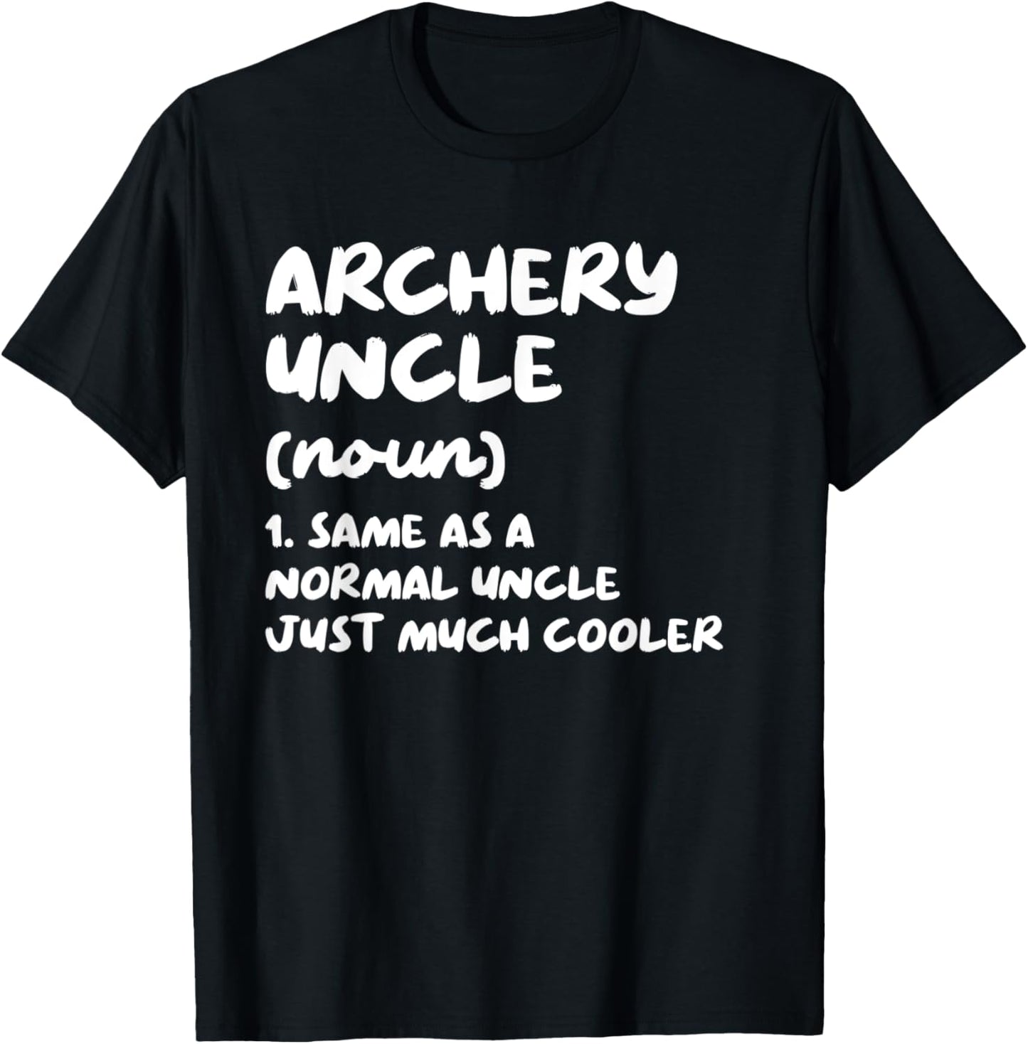 Archery Uncle Definition Funny Sports T-Shirt - T-Shirt | Black