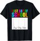 Lustiges Abschlussfest vom letzten Schultag mit Sign My Shirt T-Shirt - T-Shirt | Black
