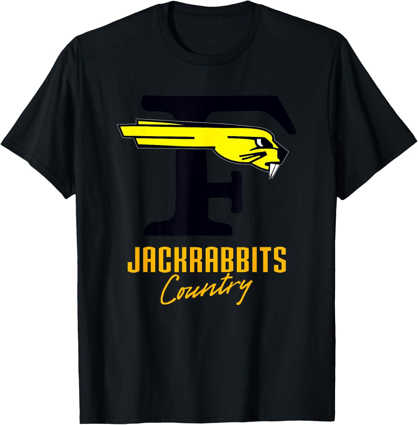 Forney Jackrabbits Logo Country HS T-Shirt - T-Shirt | Black