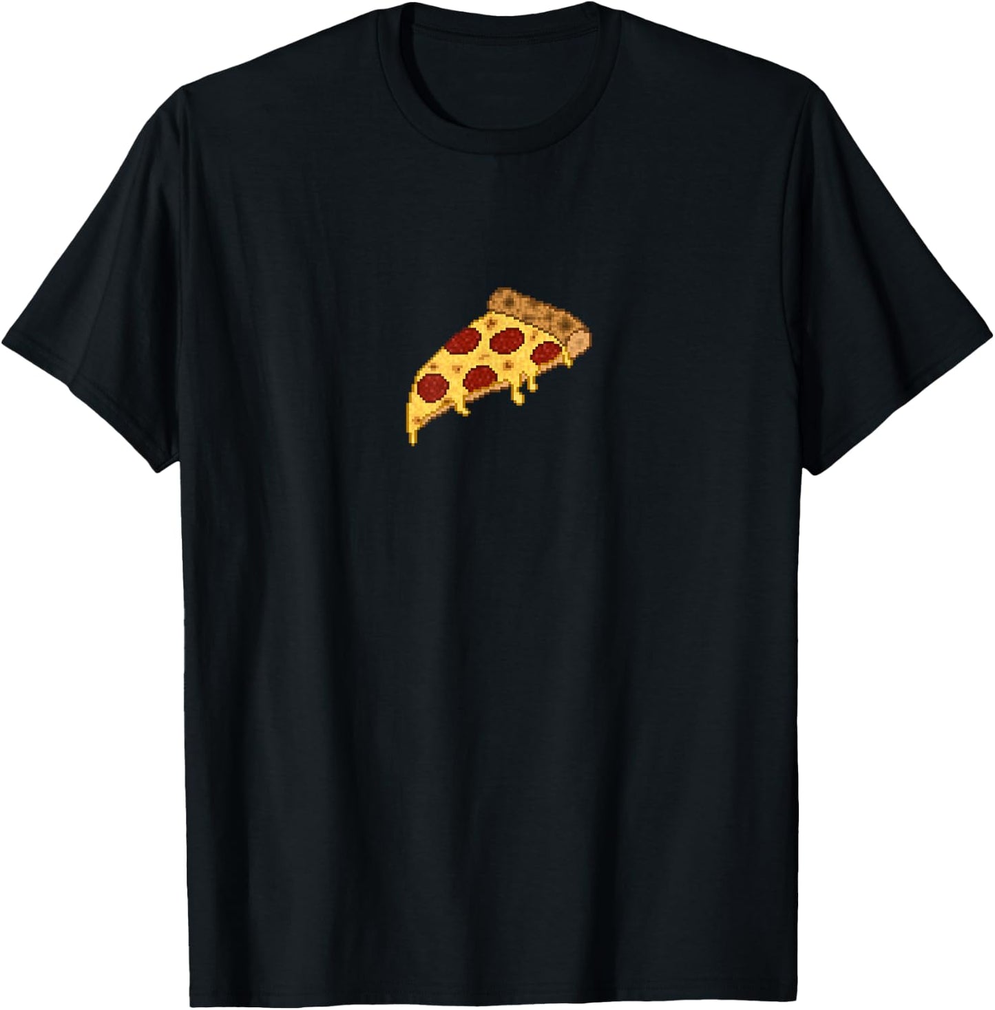 Pixel Pizza T-Shirt - T-Shirt | Black