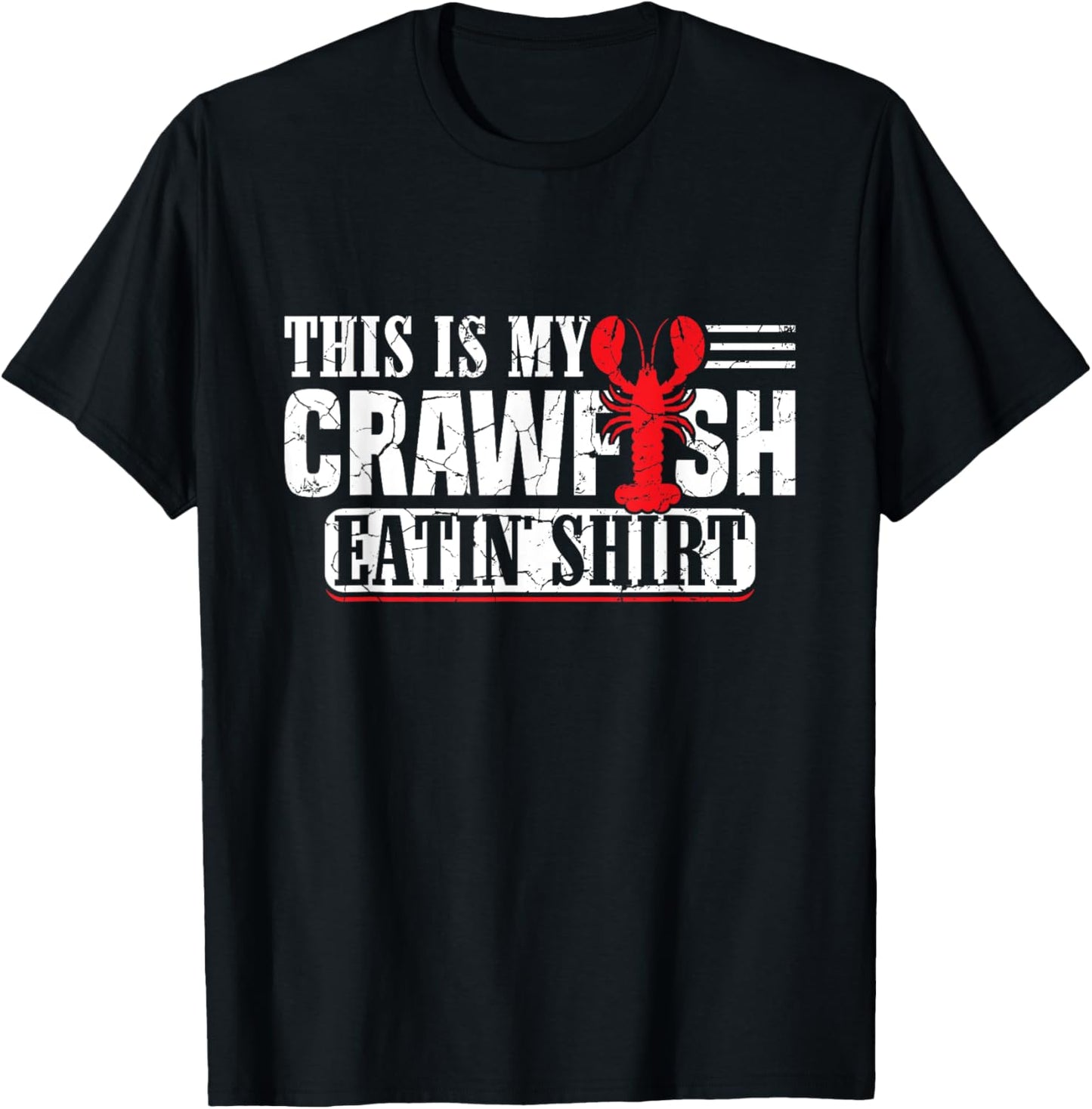 This Is My Crawfish Eating Shirt Crayfish Cajun Festival T-Shirt - T-Shirt | Black
