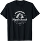 Myrtle Beach SC Sailboat Vintage Nautical Men Women Girls Kids T-Shirt - T-Shirt | Black
