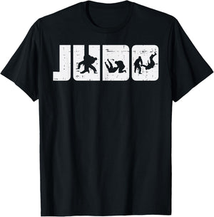 Judo Throws Japanese Martial Art Fight Judoka Men Women Gift T-Shirt - T-Shirt | Black