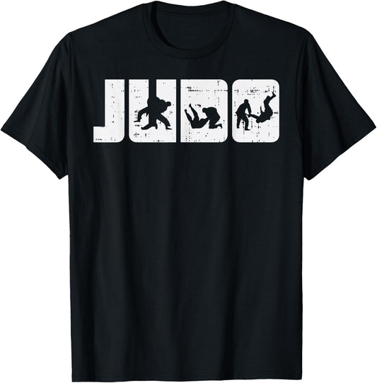 Judo Throws Japanese Martial Art Fight Judoka Men Women Gift T-Shirt - T-Shirt | Black