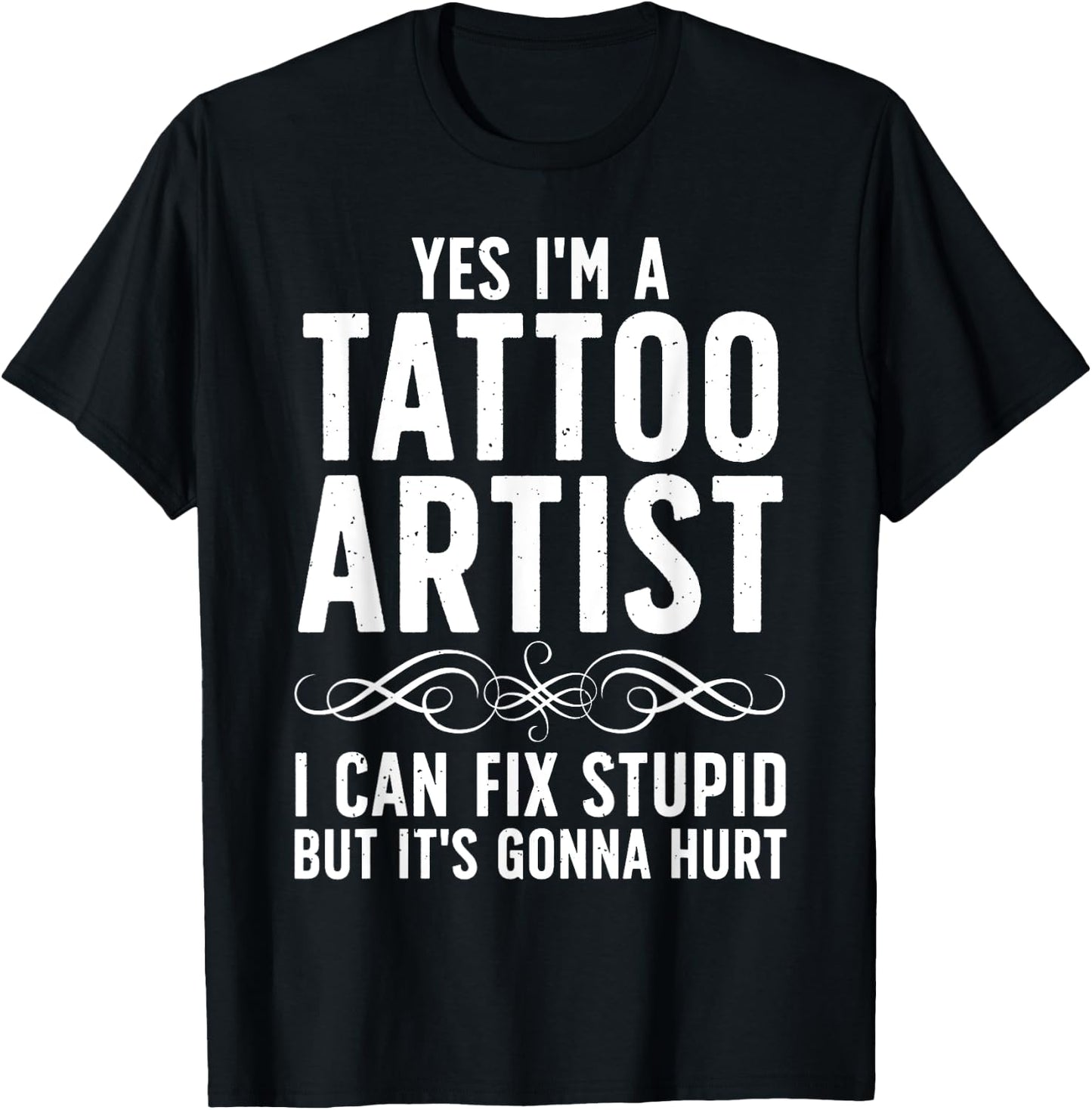 Funny Tattoo Artist Art Women Tattooer Tattoo Artist T-Shirt - T-Shirt | Black