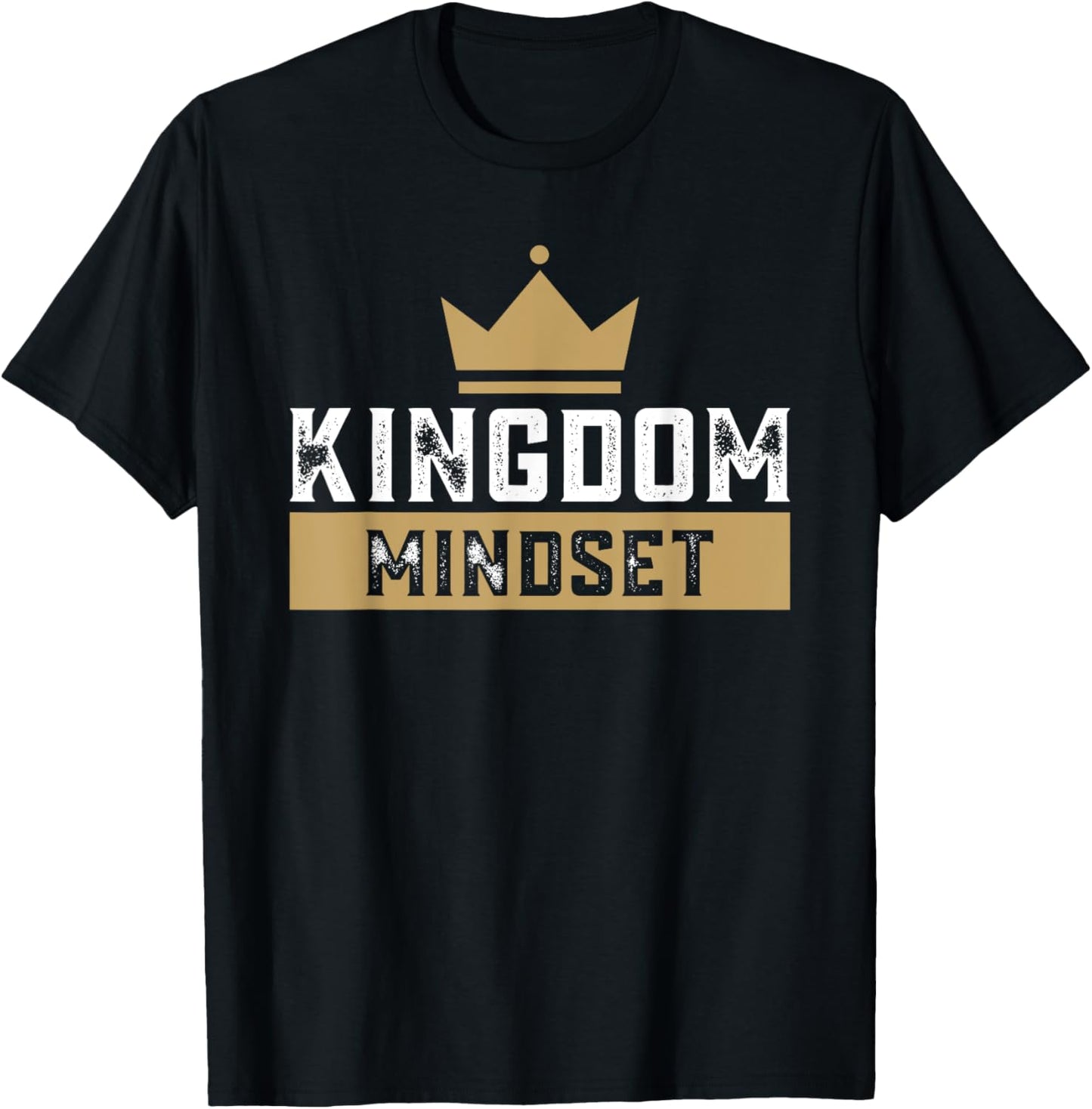 Kingdom Mindset See the Crowned King Jesus T-Shirt - T-Shirt | Black