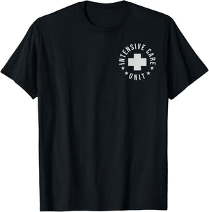 ICU Registered Nurse Intensive Care Unit RN Staff ICU Nurse T-Shirt - T-Shirt | Black