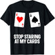 Funny Poker Design Women Poker Lover Poker Player T-Shirt - T-Shirt | Black