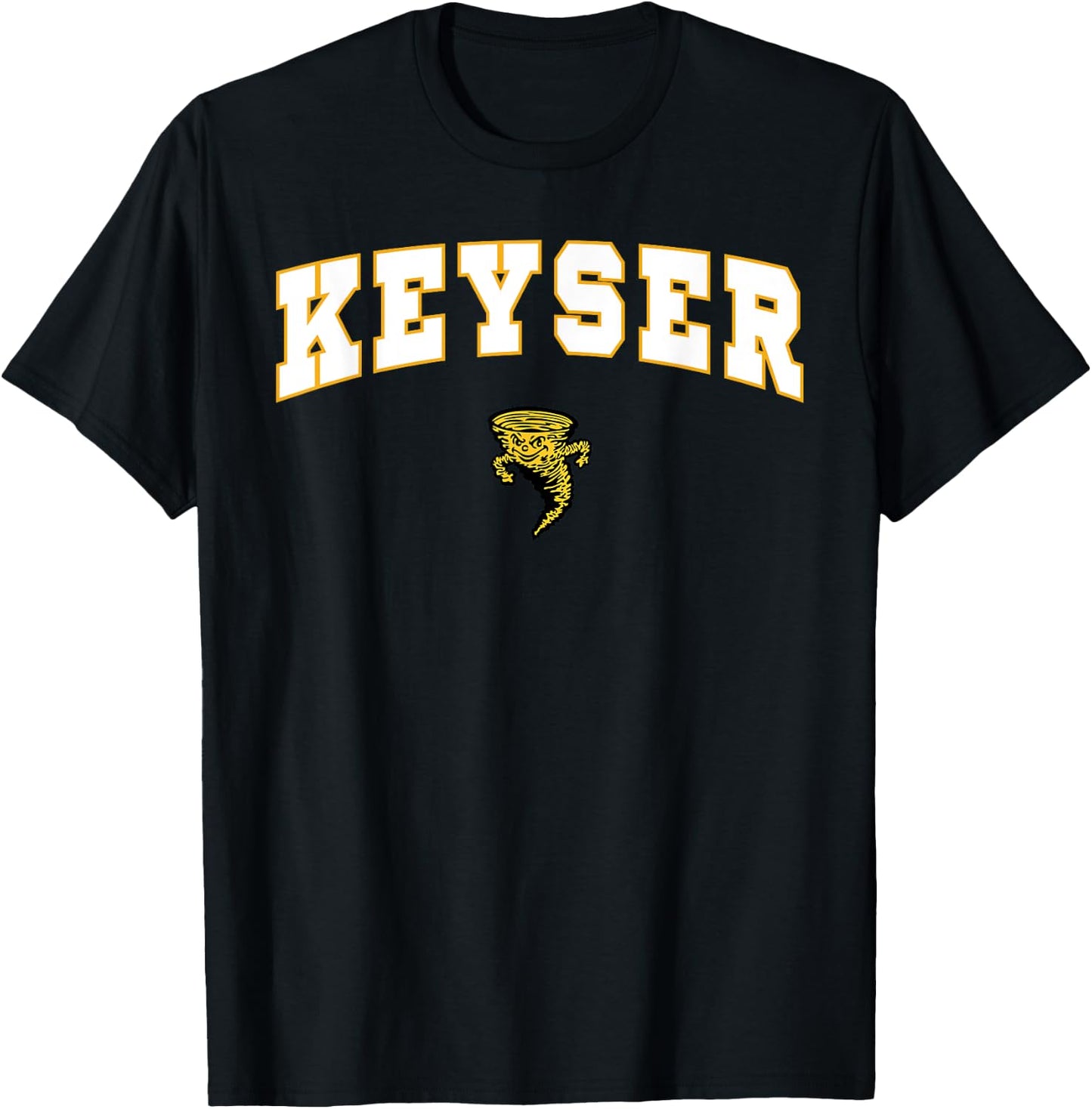 Keyser High School Golden Tornado T-Shirt - T-Shirt | Black