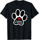 I Love My Grandog Best Funny Gift Dog Loving Parents T-Shirt - T-Shirt | Black