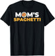 Mom's Spaghetti Noodle T-Shirt - T-Shirt | Black