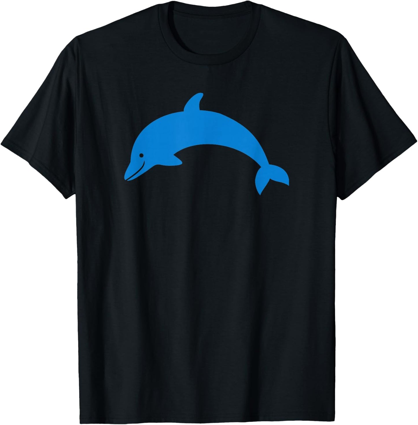 Cute Dolphin T-Shirt - T-Shirt | Black