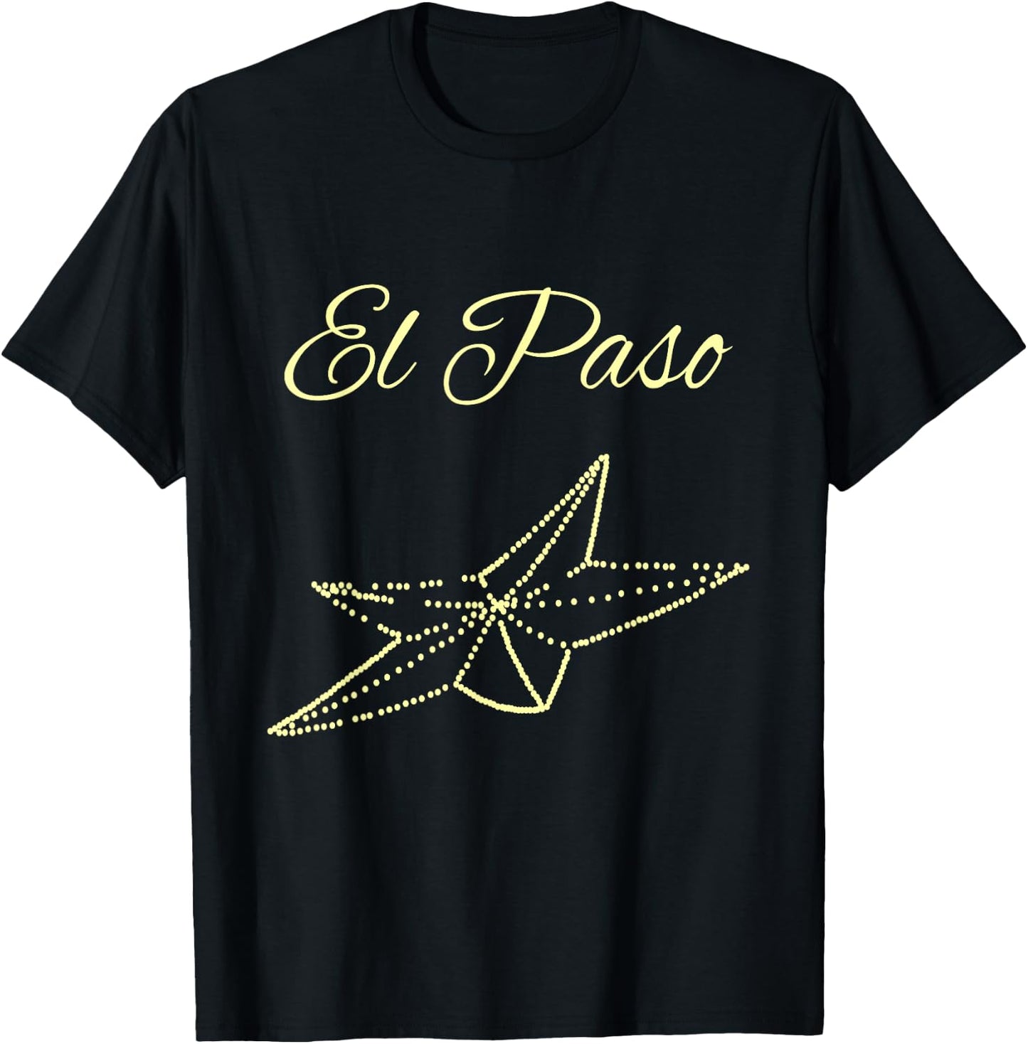 Vintage El Paso Star Perfect El Paso Texas Souvenir T-Shirt - T-Shirt | Black