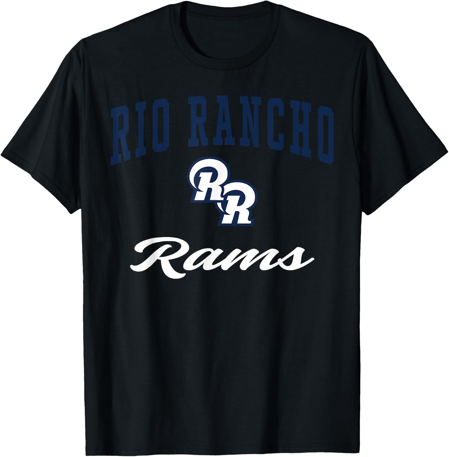 Rio Rancho High School Rams C3 T-Shirt - T-Shirt | Black