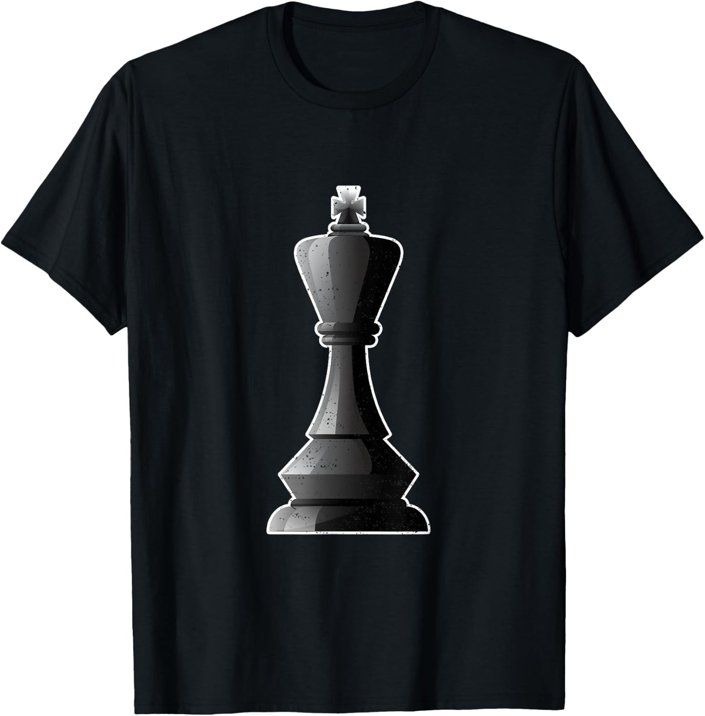 Funny Retro Vintage Chess Women Men King T-Shirt - T-Shirt | Black