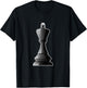 Funny Retro Vintage Chess Women Men King T-Shirt - T-Shirt | Black