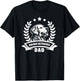 Golden Retriever Dad - With Banner and Ear Wreath T-Shirt - T-Shirt | Black