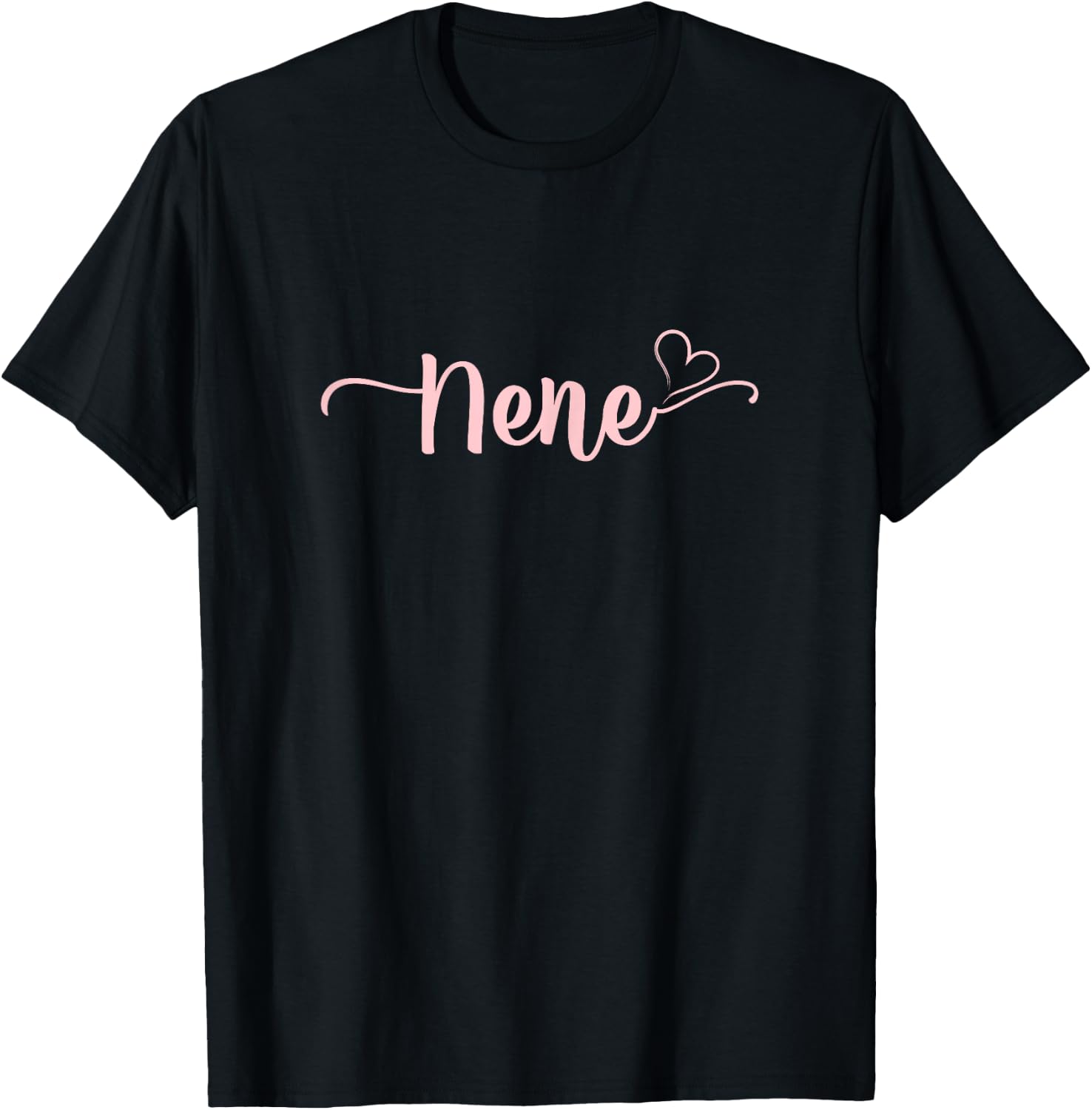 Nene Heart Xmas Grandma Women Mother's Day Christmas T-Shirt - T-Shirt | Black