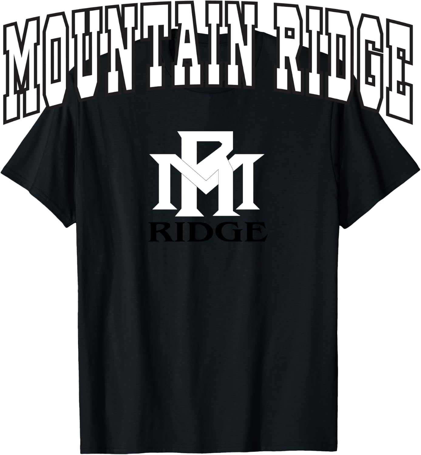 Mountain Ridge High School Mountain Lions LS C2 T-Shirt - T-Shirt | Black