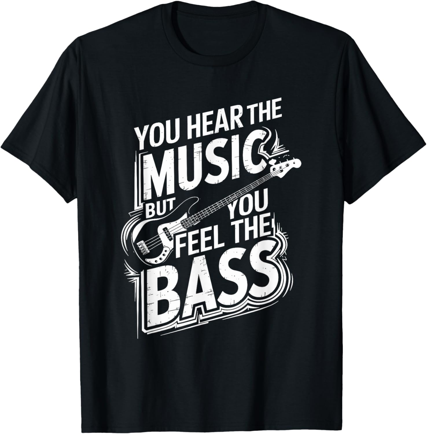 Bass Guitar Musician for Bass Player Bassist T-Shirt - T-Shirt | Black