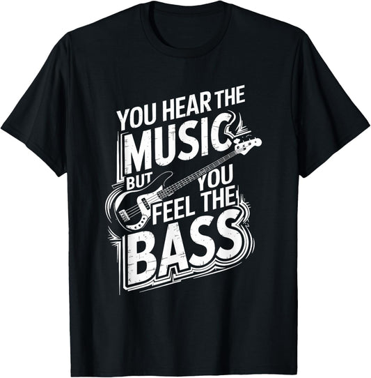 Bass Guitar Musician for Bass Player Bassist T-Shirt - T-Shirt | Black
