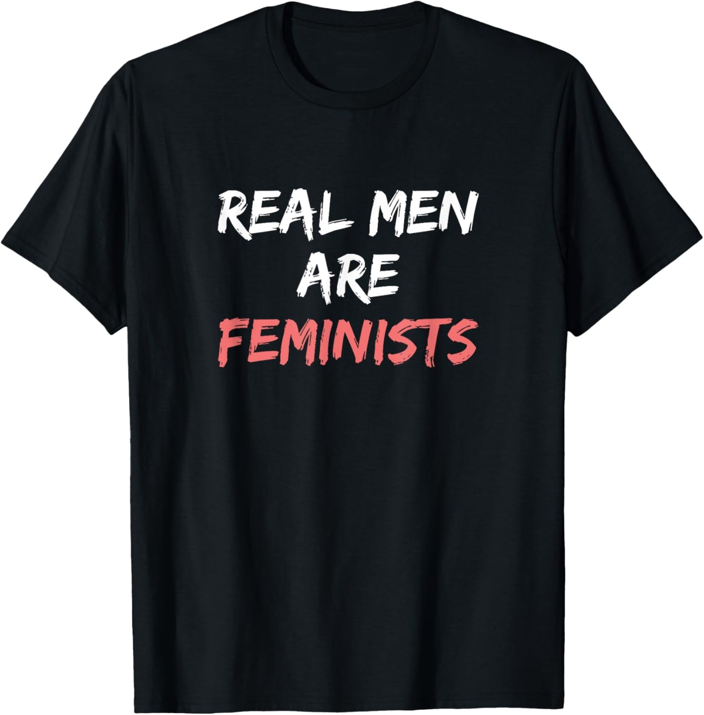 Cool Real Men Are Feminists T-Shirt - T-Shirt | Black