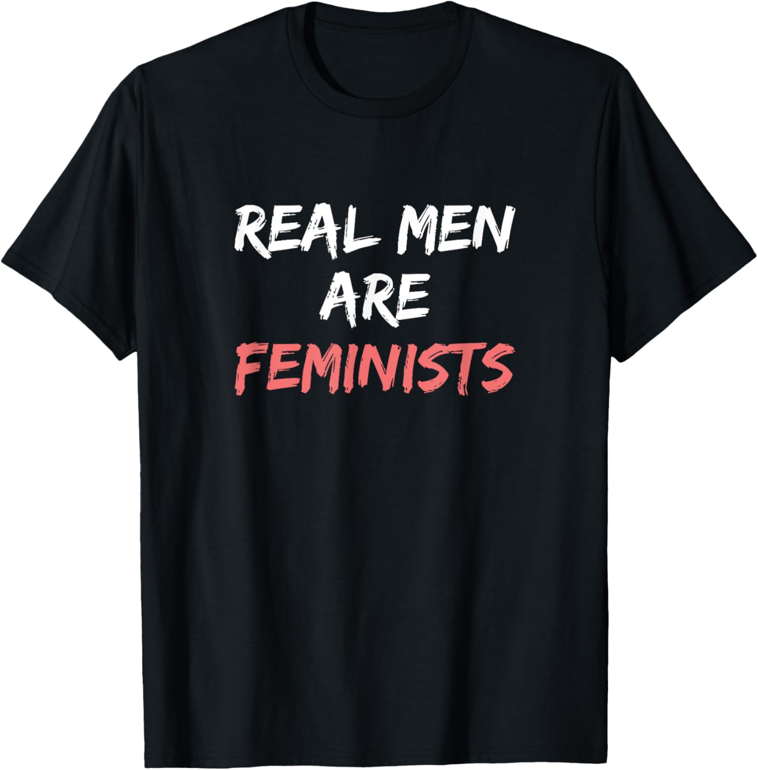 Cool Real Men Are Feminists T-Shirt - T-Shirt | Black